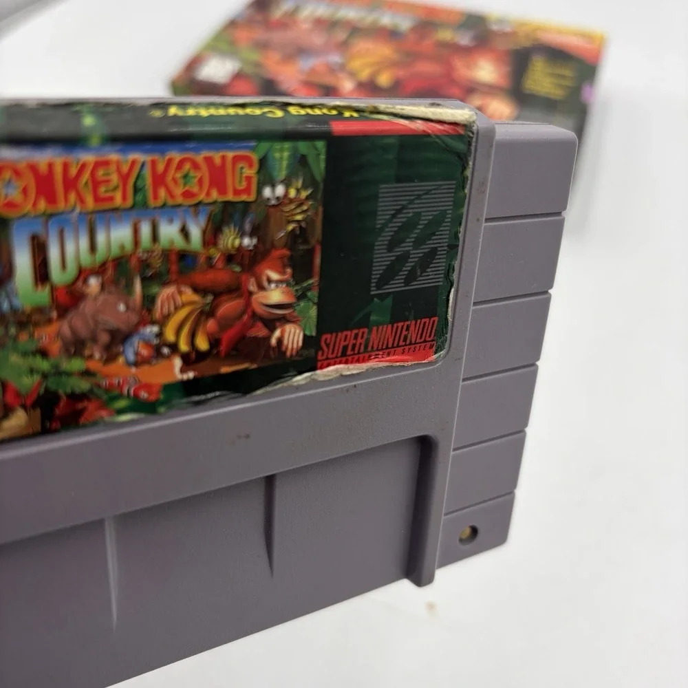 Donkey Kong Country Super Nintendo SNES 1994 Complete CIB Manual Inserts